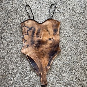 Tie dye body suit